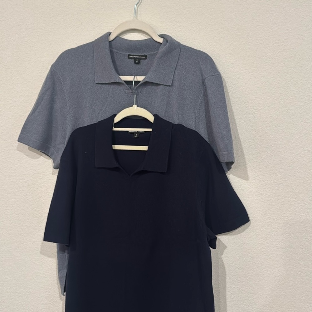 James Perse Gray and Black Dress Shirts